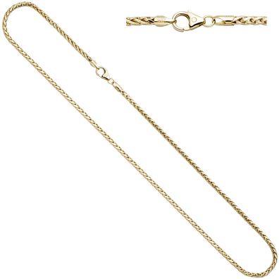 Echt. Edel. Zopfkette 585 Gelbgold 2,6 mm 45 cm Gold Kette Halskette Goldkett