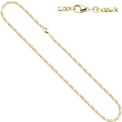 Echt. Edel. Halskette Kette 333 Gold Gelbgold 45 cm Goldkette Karabiner