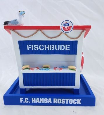 Hansa Rostock Vogelhaus Fischbude Fußball Blau/ Weiß