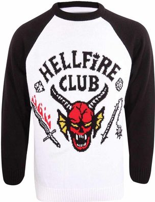 Stranger Things - Hellfire Club (Knitted) Sweatshirt Multicolour