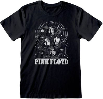 Pink Floyd - Retro Style T-Shirt Black