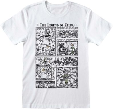 The Legend of Zelda Drawings T-Shirt White