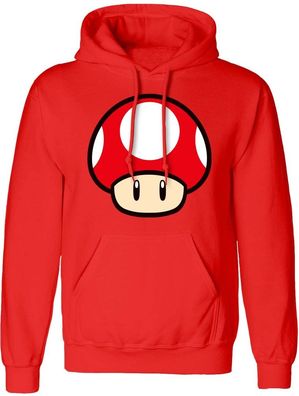 Nintendo Super Mario - Power Up Mushroom Hoodie Red