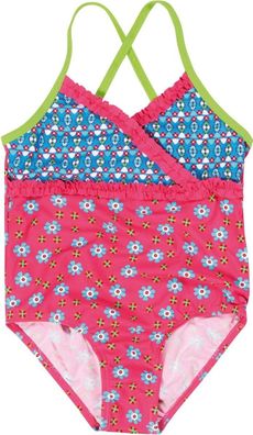 Playshoes Kinder UV-Schutz Badeanzug Blumen Pink