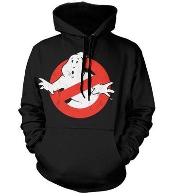 Ghostbusters Distressed Logo Hoodie Black