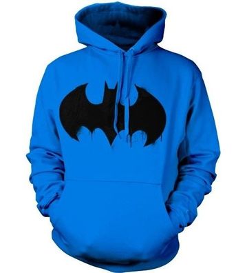 Batman Inked Logo Hoodie Blue