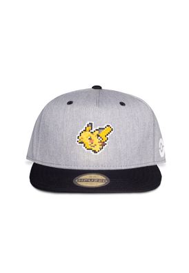 Pokémon - Pika - Men's Snapback Cap Grey