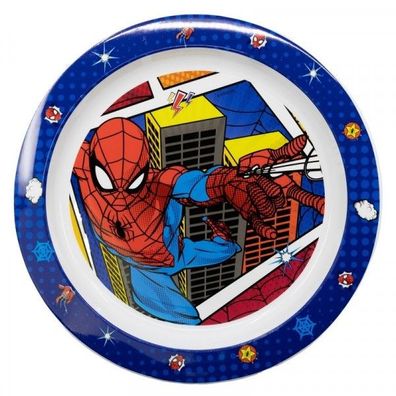 Spiderman Kunstoff Teller für Kinder