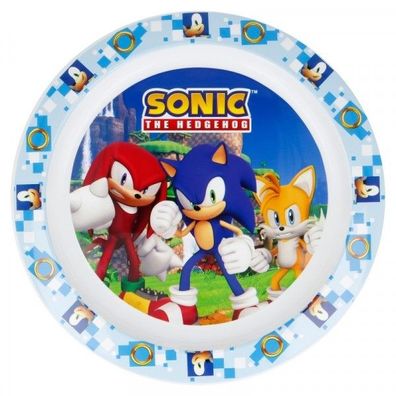 Sonic Kunstoff Teller für Kinder