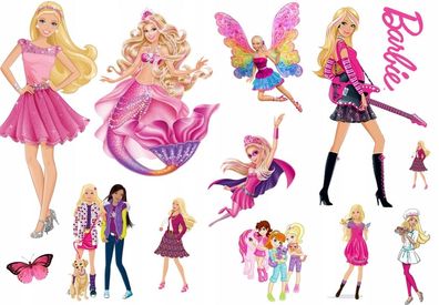 Kindertattoo Barbie Kindertattoos Abwaschbar Party Geburtstag Wasserfest Tattoo