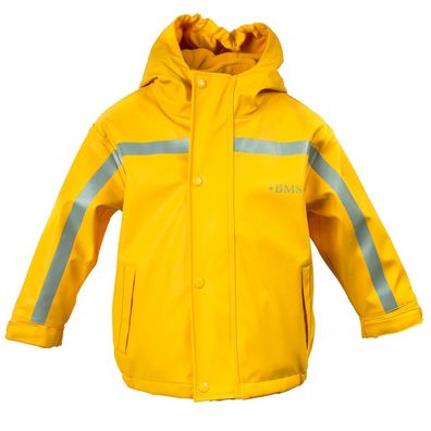 BMS Kinder Regenjacke Antarctic Softskin Buddeljacke Gelb