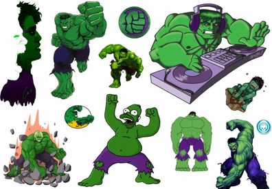 Kindertattoo Hulk Kindertattoos Abwaschbar Party Geburtstag Wasserfest Tattoo