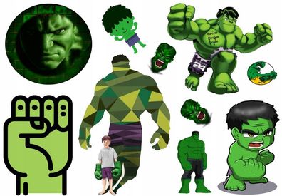 Kindertattoo Hulk Kindertattoos Abwaschbar Party Geburtstag Wasserfest Tattoo 1