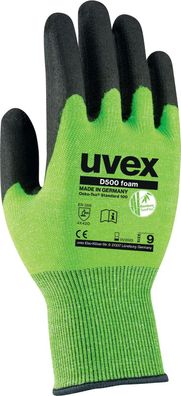 Uvex Schutzhandschuhe D500 Foam 60604 (60604) 10 Paar