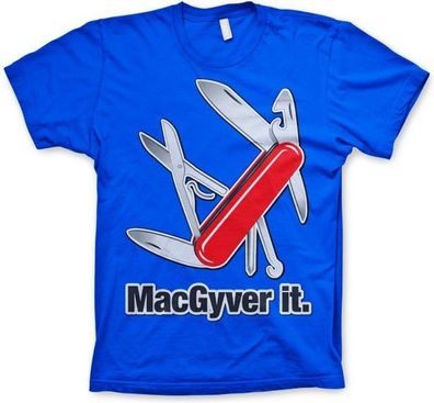 MacGyver It T-Shirt Blue