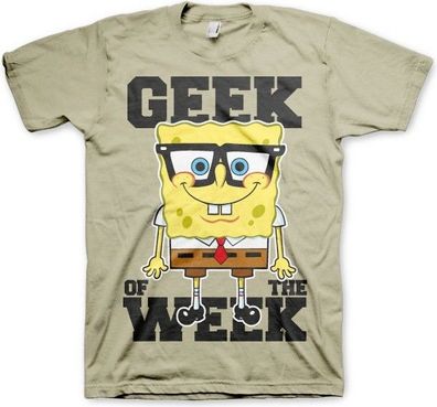 SpongeBob SquarePants Geek Of The Week T-Shirt Khaki