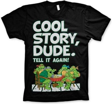 Teenage Mutant Ninja Turtles TMNT Cool Story Dude T-Shirt Black