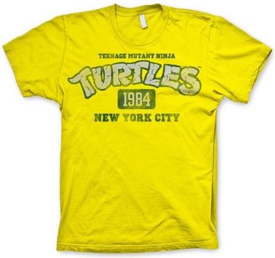 Teenage Mutant Ninja Turtles Turtles NY 1984 T-Shirt Yellow