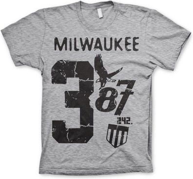 Hybris Milwaukee 387 T-Shirt Heather-Grey