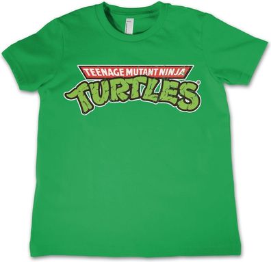 Teenage Mutant Ninja Turtles TMNT Classic Logo Kids T-Shirt Kinder Green