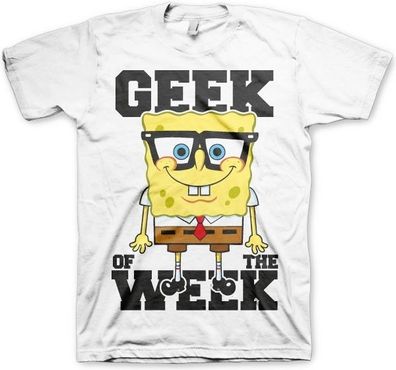 SpongeBob SquarePants Geek Of The Week T-Shirt White