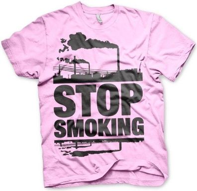 Hybris Stop Smoking T-Shirt Pink