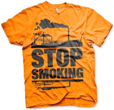 Hybris Stop Smoking T-Shirt Orange