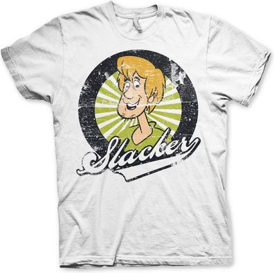 Scooby Doo Shaggy The Slacker T-Shirt White