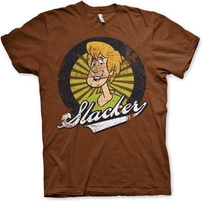 Scooby Doo Shaggy The Slacker T-Shirt Brown