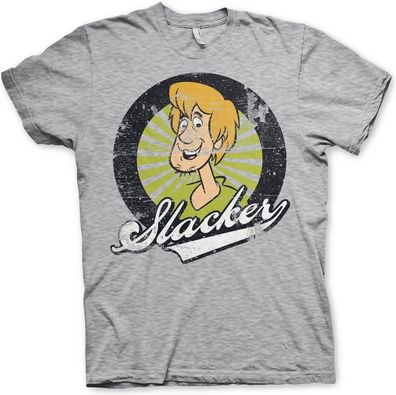Scooby Doo Shaggy The Slacker T-Shirt Heather-Grey