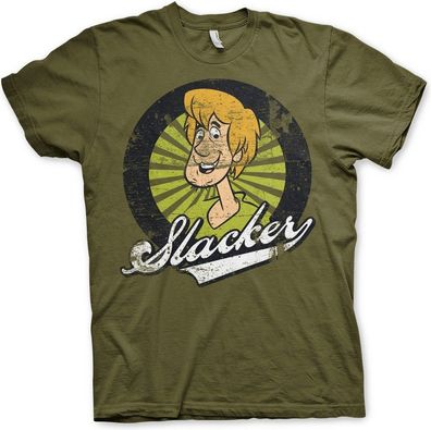Scooby Doo Shaggy The Slacker T-Shirt Olive