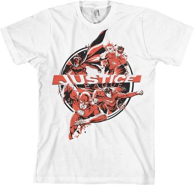 Justice League Heroes T-Shirt White