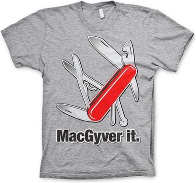 MacGyver It T-Shirt Heather-Grey