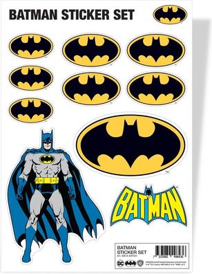 Batman Sticker Set Aufkleber Multicolor