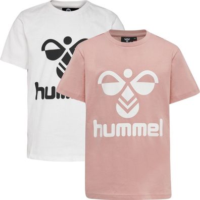 Hummel Kinder Tres T-Shirt S/ S 2-Pack Rosette/ White