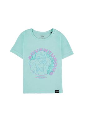 Disney Fearless Princess (Kids) - Ariel Girls Short Sleeved T-Shirt Blue