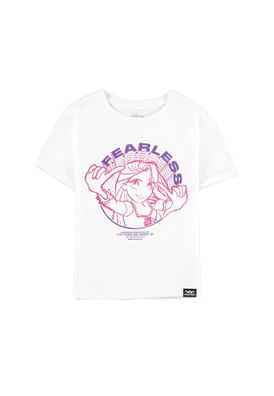 Disney Fearless Princess (Kids) - Rapunzel Girls Short Sleeved T-Shirt White