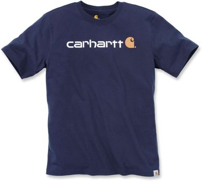 Carhartt Herren T-Shirt Core Logo T-Shirt S/ S Navy