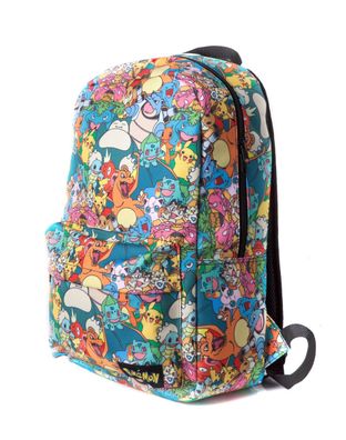 Pokémon Backpack Characters All Over Printed Multicolor