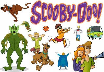 Kindertattoo Scooby- Do Kindertattoos Abwaschbar Party Geburtstag Wasserfest Tattoo