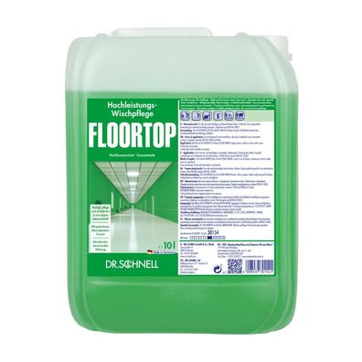Dr. Schnell Floortop, Bodenreiniger Konzentrat - 10 Liter | Karton (1 Kanister)