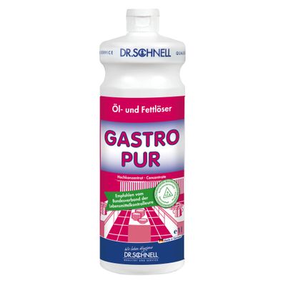 Dr. Schnell Gastro Pur Öl- und Fettlöser - 1 Liter | Flasche (1000 ml)