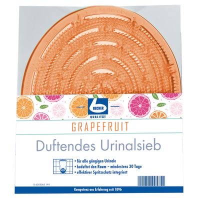Dr. Becher Duftendes Urinalsieb - Grapefruit / Packung | Packung (1 Stück)