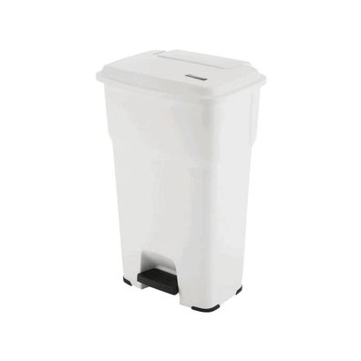 Vileda Professional Hera Abfallbehälter mit Pedal weiß - 60 Liter | Packung (1 Stück)