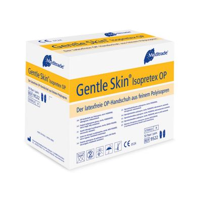 Meditrade Gentle Skin® Isopretex® OP-Handschuh Größe 8,5 - 50 Paar | Packung (50 Stüc