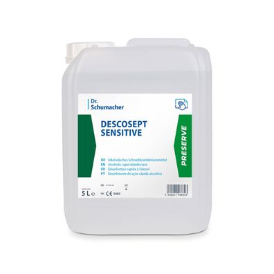 Dr. Schumacher Descosept Sensitive Schnelldesinfektion - 5 Liter | Kanister (5000 ml)