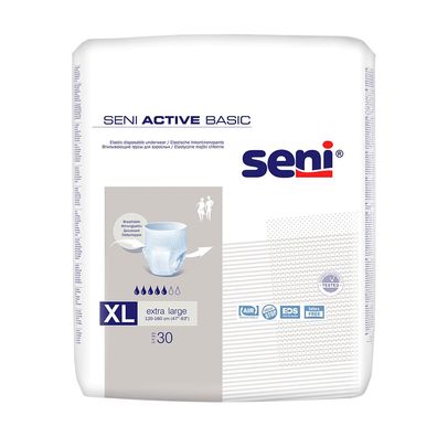 Seni Active Basic Inkontinenzpants, Größe M-XL - 30 Stück - XL | Packung (30 Stück)