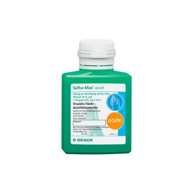B. Braun Softa-Man® acute Händedesinfektionsmittel - 100 ml Flasche | Flasche (20 ml)