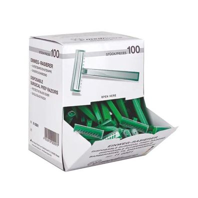 Mediware Einmal-Rasierer - 100 Stück | Packung (100 Stück)