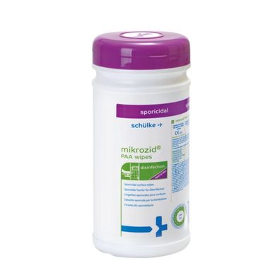 Schülke mikrozid® PAA Wipes Desinfektionstücher | Packung (50 Stück)
